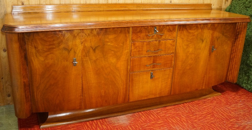 Art Deco dressoir vintage sideboard kast meubel design Retro, Ophalen, Gebruikt, Vintage, Retro, Design, Art Deco, Brocante, Antiek, Sixties