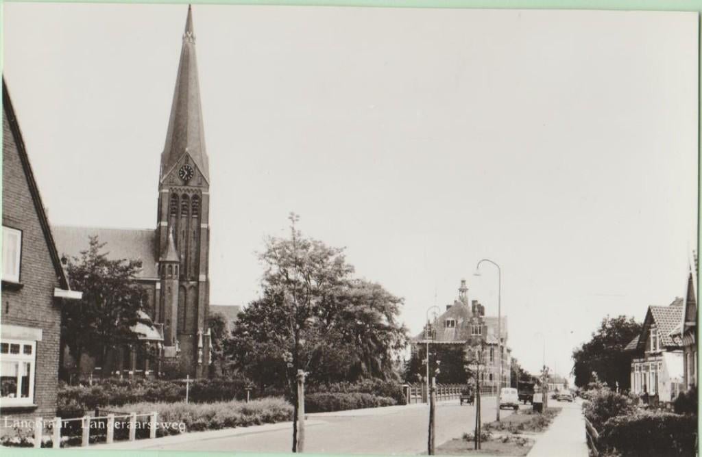 Langeraar (ZH) Langeraarseweg 1964., Verzamelen, Ophalen, 1960 tot 1980, Ongelopen, Zuid-Holland