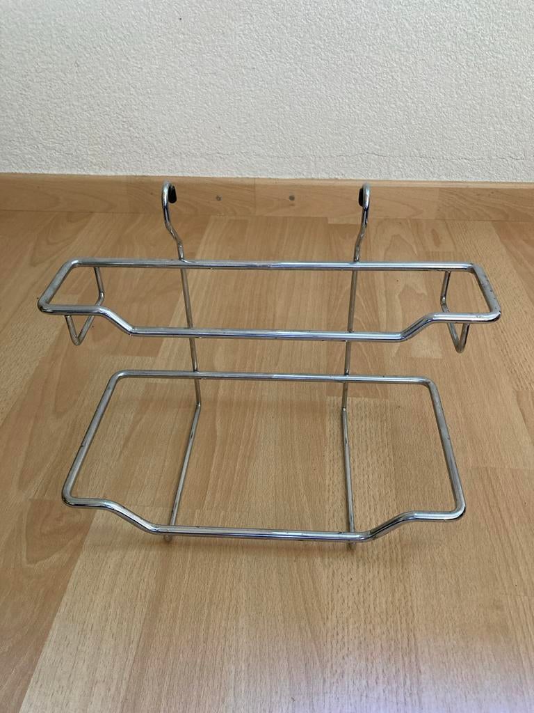 Luxe Keukenrolhouder - Metaal, Ophalen, Overige typen, Zilver, Zo goed als nieuw