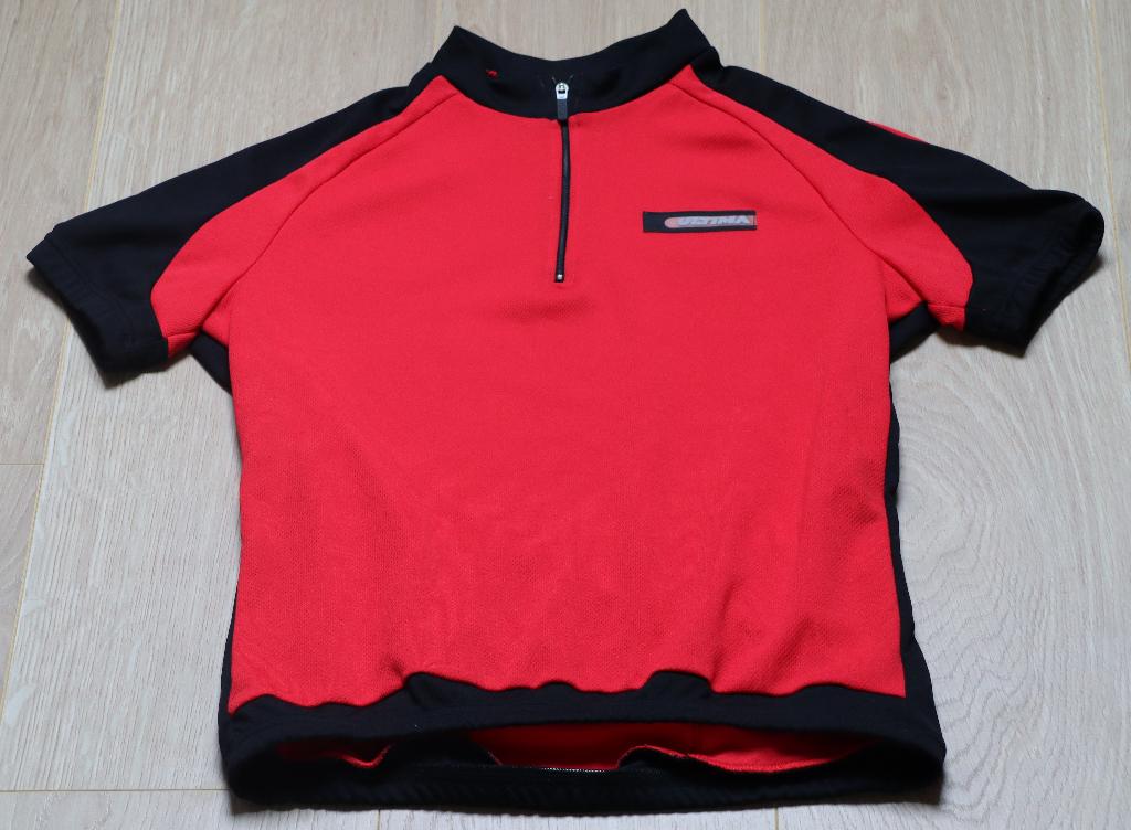 ULTIMA Fietsshirt ZGAN Maat 152 (Rood/Zwart), XXS, Kinderen, Ophalen of Verzenden, Zo goed als nieuw