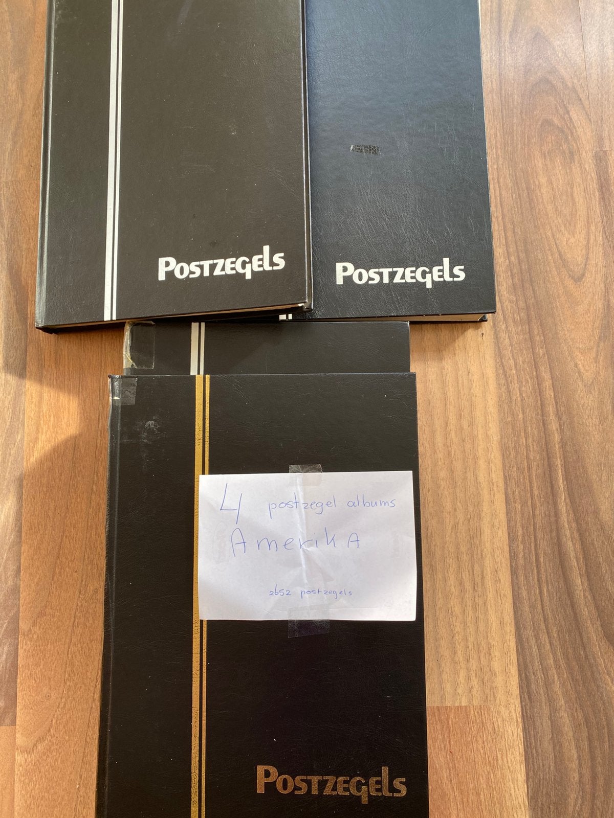 Postzegels Amerika (4 albums), Ophalen of Verzenden, Gestempeld