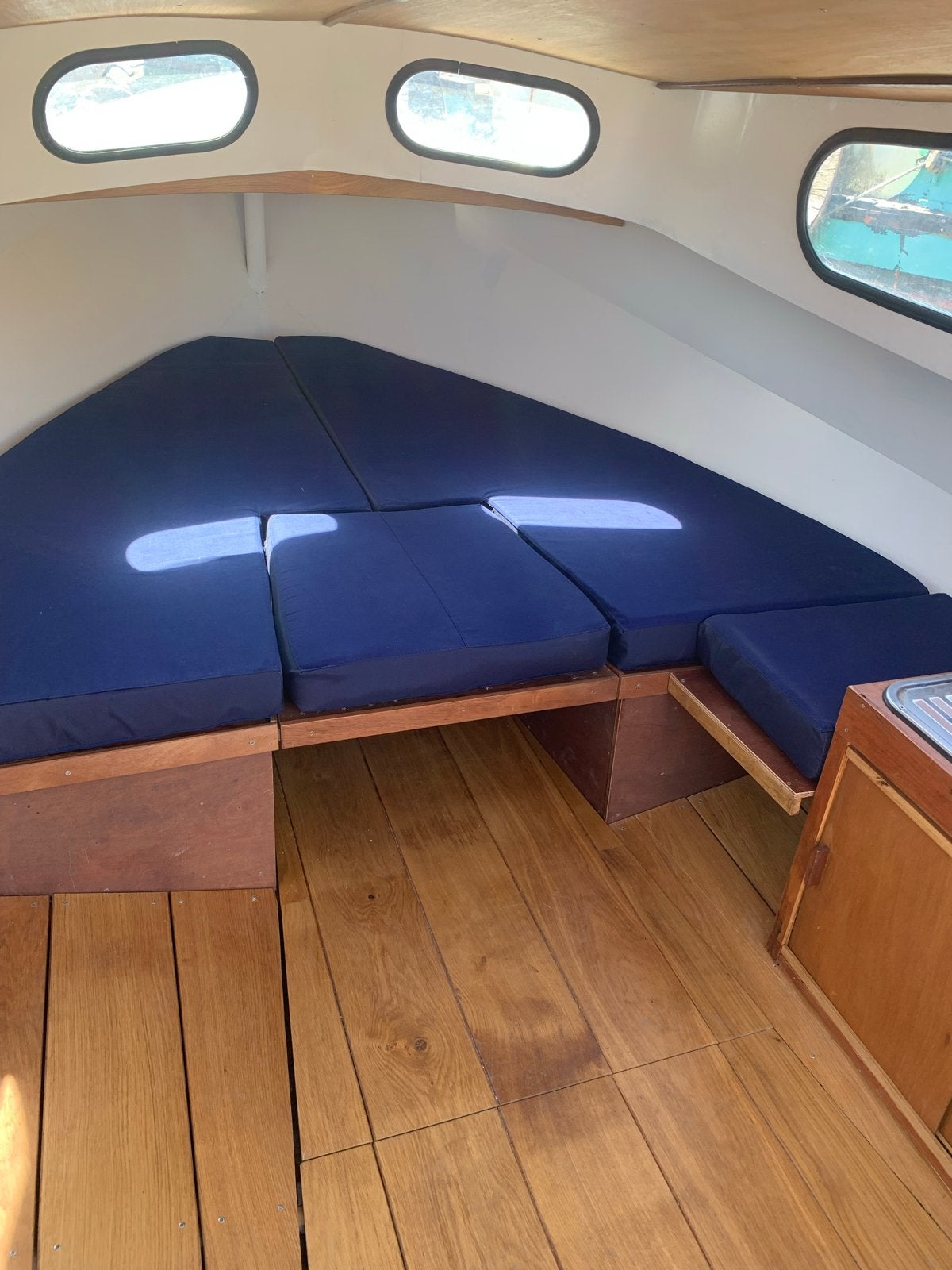 Compacte Kajuitboot met Buitenboordmotor, Benzine, Overige merken, Gebruikt, Kajuitboot