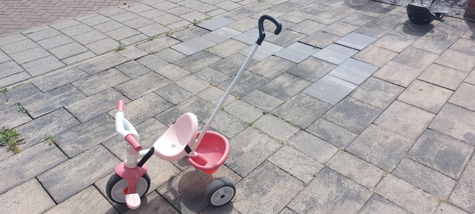 Smoby Be Move driewieler roze met duwstang, Ophalen of Verzenden, Zo goed als nieuw, Overige typen