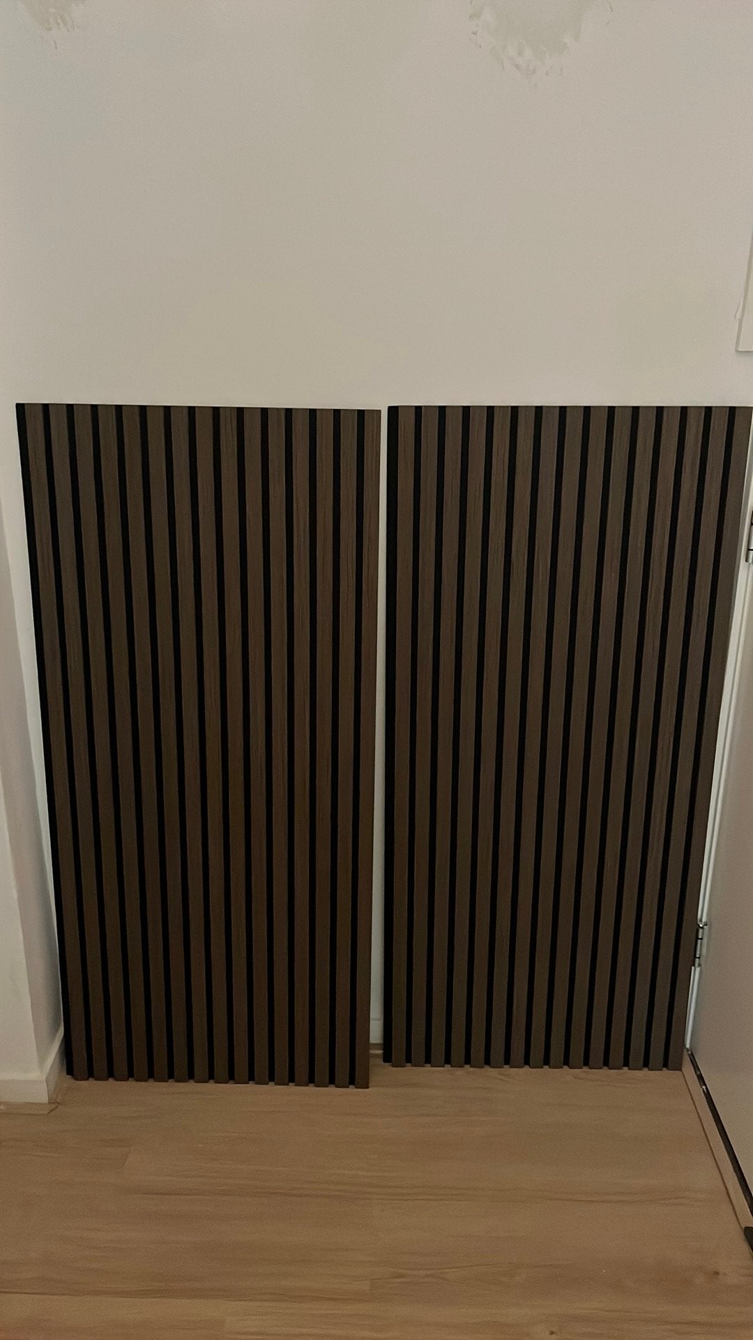 2st. Akoestische wandpanelen walnoot, Huis en Inrichting, Woonaccessoires | Kamerschermen, Ophalen, Zo goed als nieuw