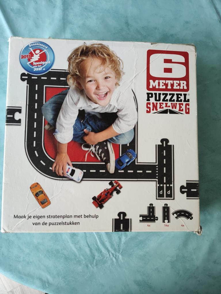 6 meter puzzel snelweg, Ophalen of Verzenden, Zo goed als nieuw