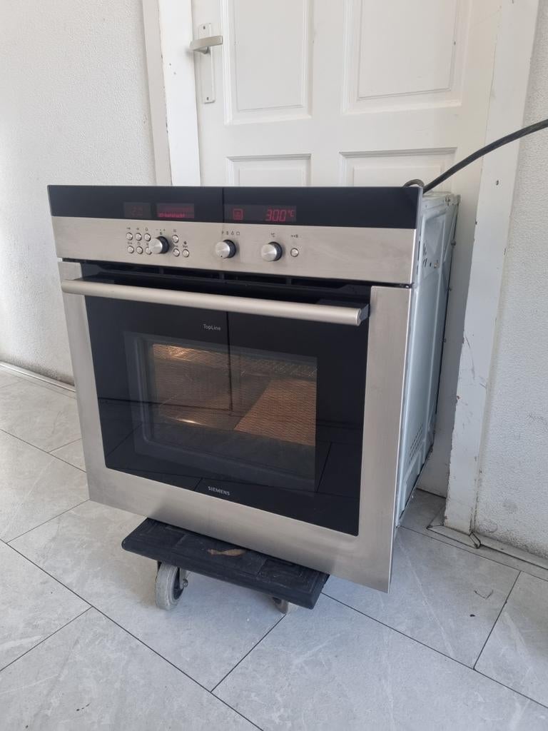 Siemens Inbouw TopLine Oven met Magnetron 60x60 cm, Combimagnetron, Ophalen of Verzenden, Zo goed als nieuw, Inbouw