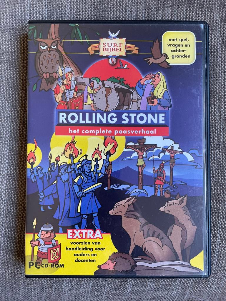 Surf Bijbel: Rolling Stone - Het complete paasverhaal PC CD-, Spelcomputers en Games, Puzzel en Educatief, 1 speler, Ophalen of Verzenden