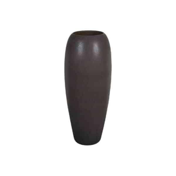 Terranova – Grijs – Ø33,5x70,5cm, Rond, Nieuw, Balkon, Aardewerk
