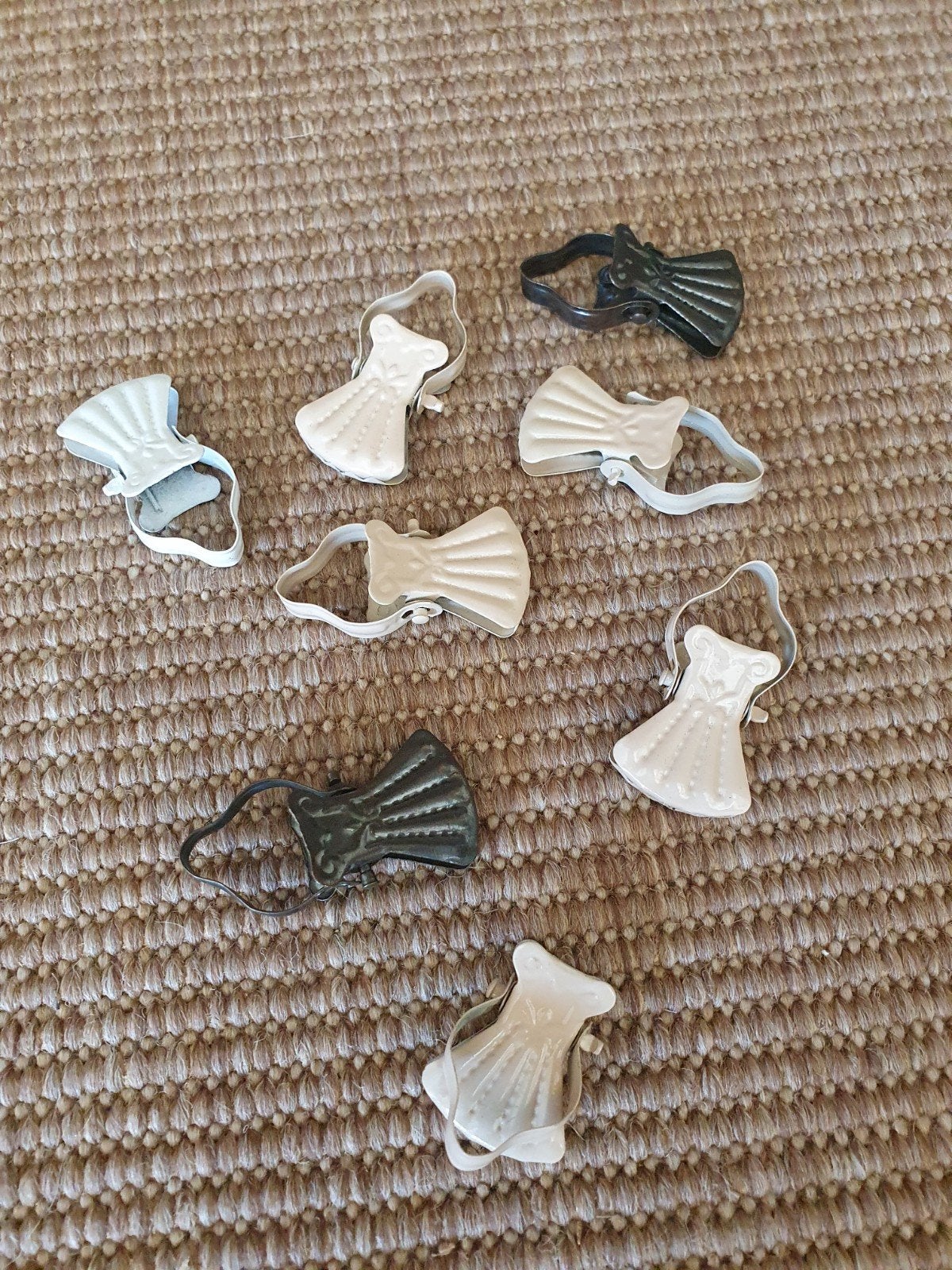 Jeanne d'Arc Living stijl decoratie clips 8 stuks, Ophalen of Verzenden