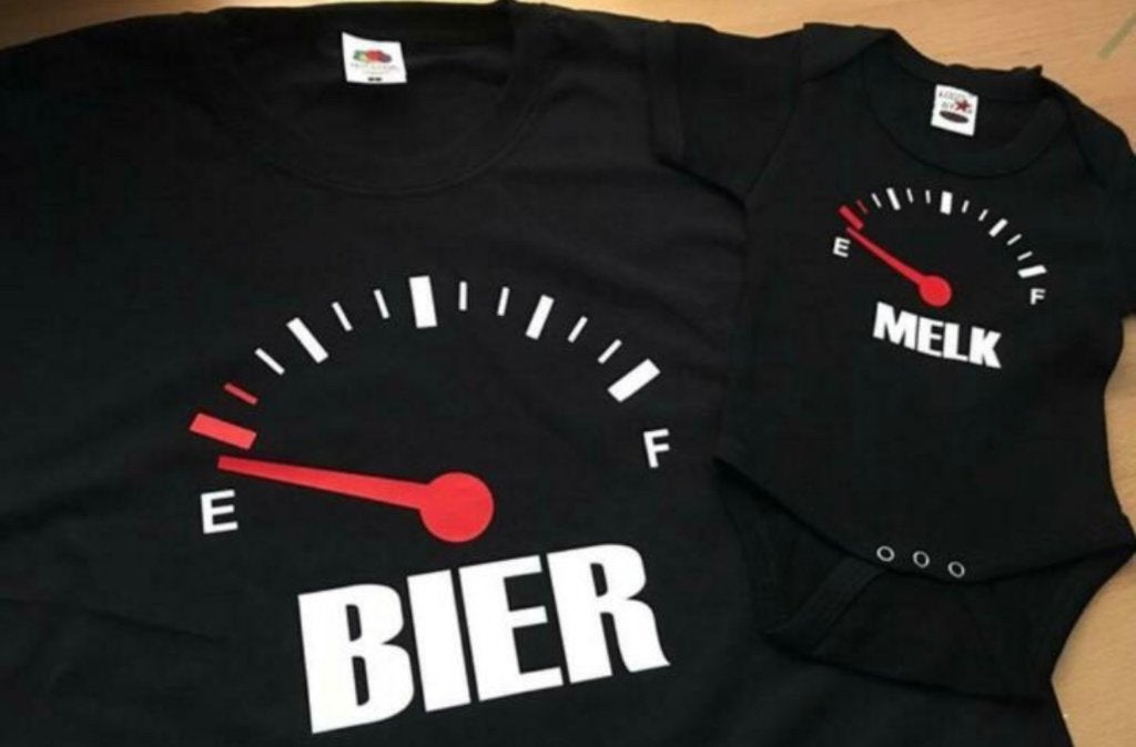 Bier t-shirt, trui of hoodie maten vanaf S t/m 3XL, Ophalen of Verzenden, Nieuw, Overige maten, Zwart