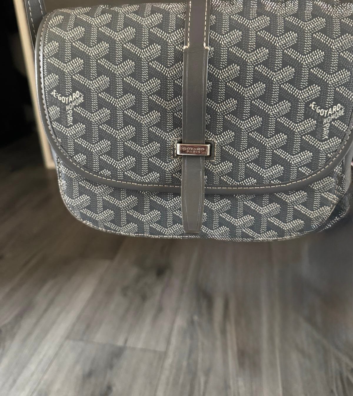 Goyard Saint Louis PM Tas - Grijs, Overige merken, Ophalen of Verzenden, Zo goed als nieuw, Grijs