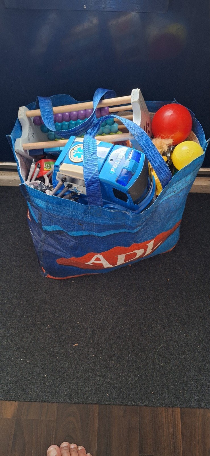 Grote tas vol divers speelgoed voor uren speelplezier, Ophalen, Gebruikt, Jongen of Meisje