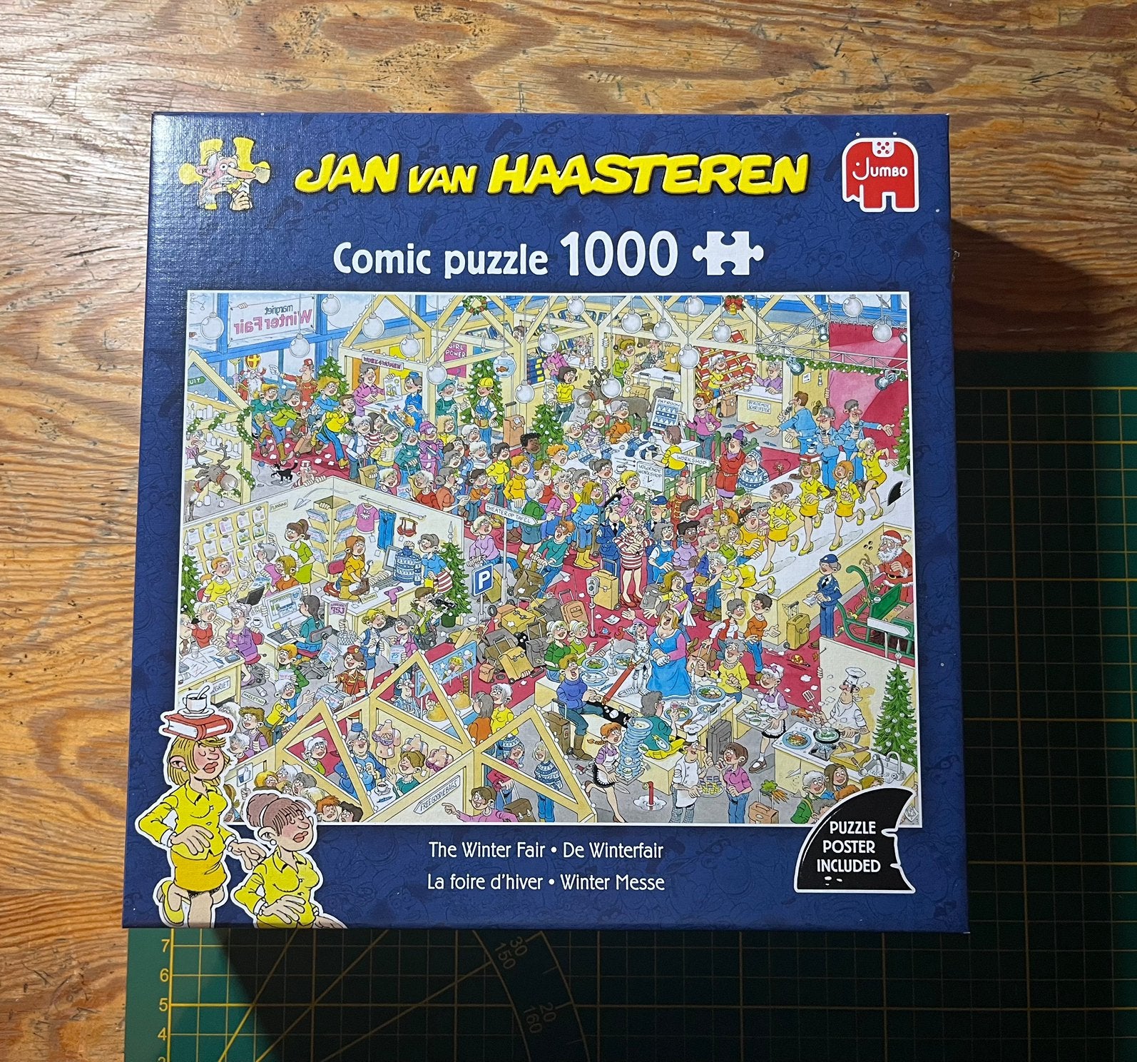 Jan van Haasteren puzzel , de Winterfair, Ophalen, 500 t/m 1500 stukjes, Zo goed als nieuw