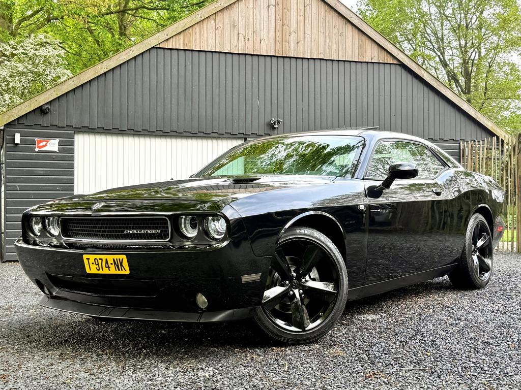Dodge Challenger 3.6 V6 VVT Automaat 20 Inch, Auto's, Dodge, Automaat, Achterwielaandrijving, Gebruikt, Zwart
