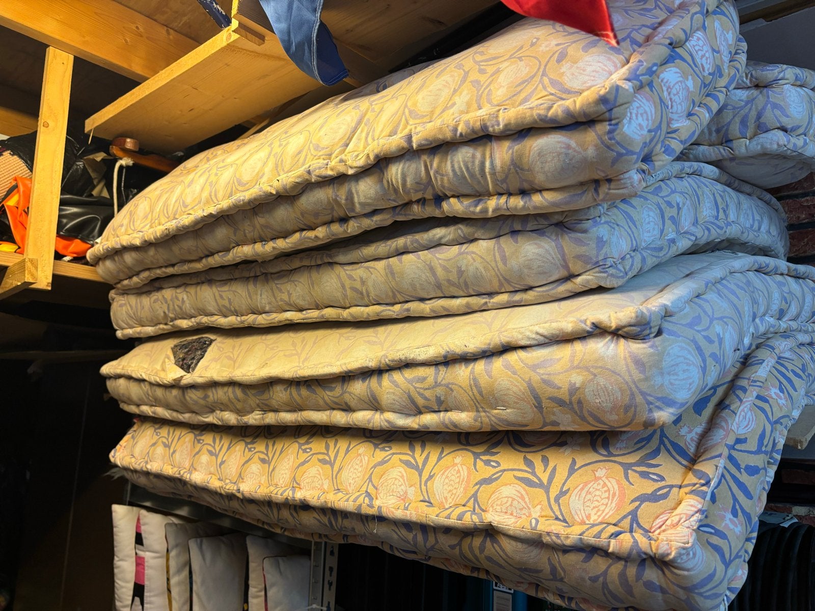 3 sets palletkussens (zit- en rugkussen) - Zelf hoes maken, Ophalen, Gebruikt, Meerkleurig, Palletkussen
