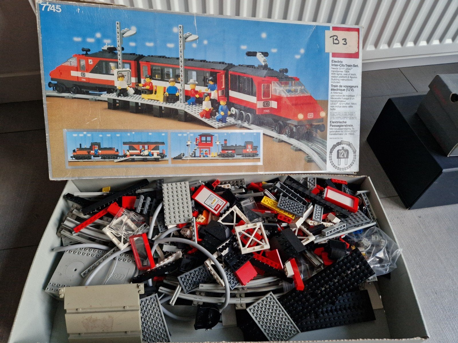 oude lego trein, Ophalen of Verzenden, Gebruikt, Inclusief doos, Lego
