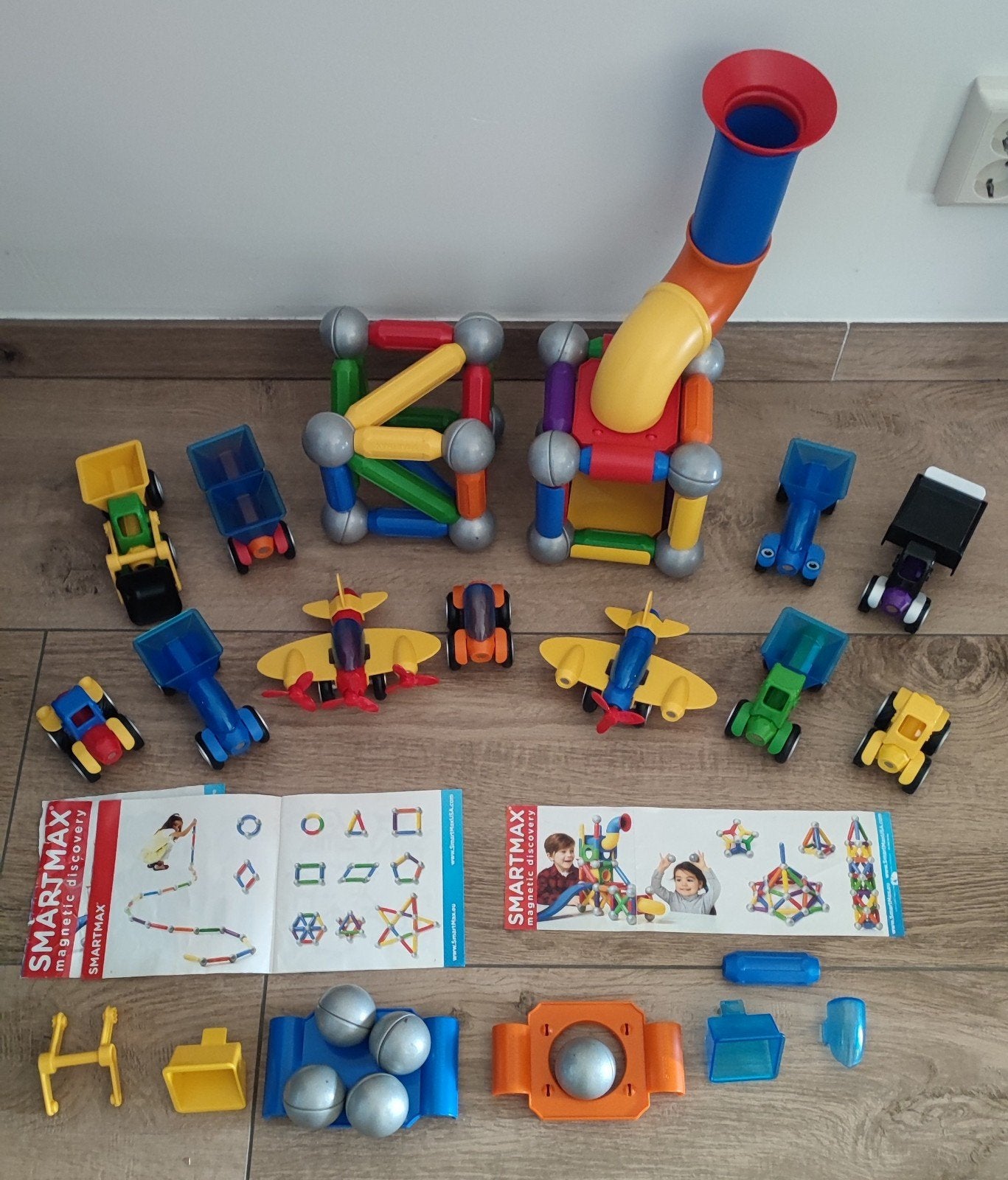 SmartMax 116 x Magnetisch Constructiespeelgoed - Grote Set, Ophalen of Verzenden, Gebruikt, Overige merken