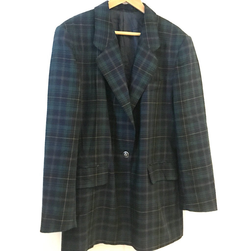 Betty Barclay 100% wollen blazer geruit engels maat 44, Verzenden, Zo goed als nieuw, Maat 42/44 (L), Meerkleurig
