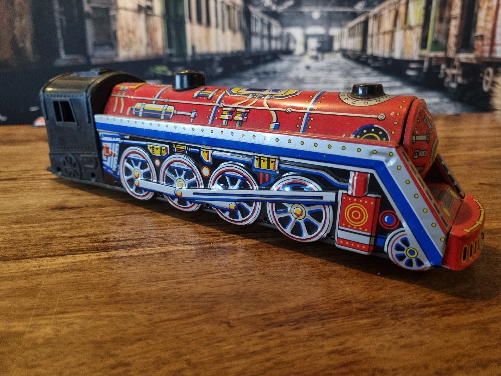 Nostalgische Blikken Locomotief, Ophalen of Verzenden, Zo goed als nieuw, Trein, Overige typen