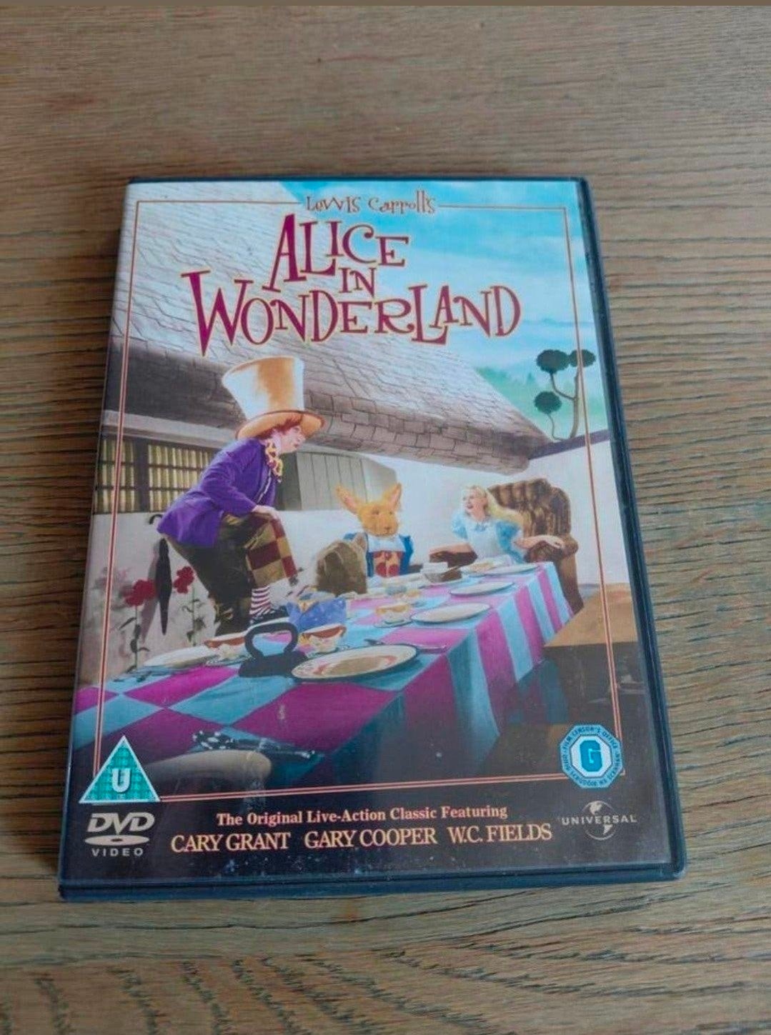 The Original Alice In Wonderland (1933) dvd., Alle leeftijden, Ophalen of Verzenden, Zo goed als nieuw, Familie