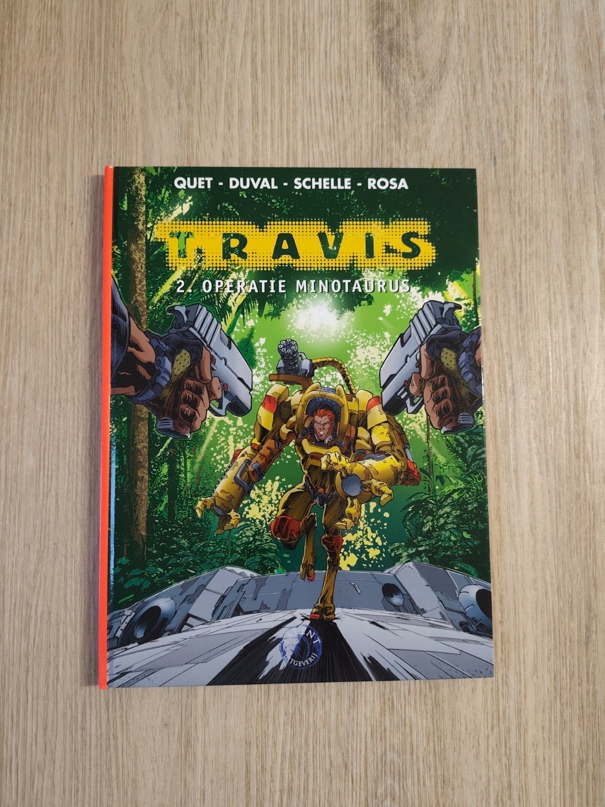 Travis - 2. Operatie Minotaurus - Stripboek, Eén stripboek, Ophalen of Verzenden, Gelezen, Quet, Duval, Schelle, Rosa
