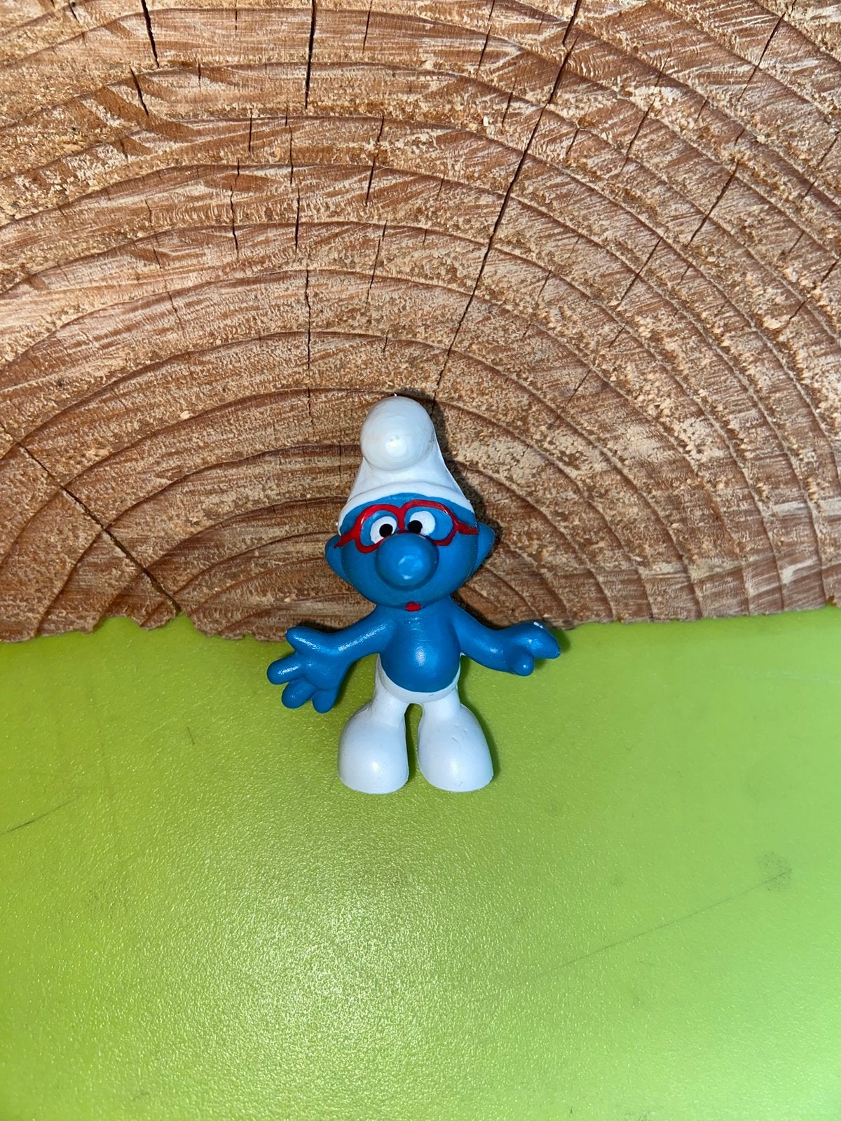 Smurfen bril smurf rood, Ophalen of Verzenden, Gebruikt, Verschillende Smurfen