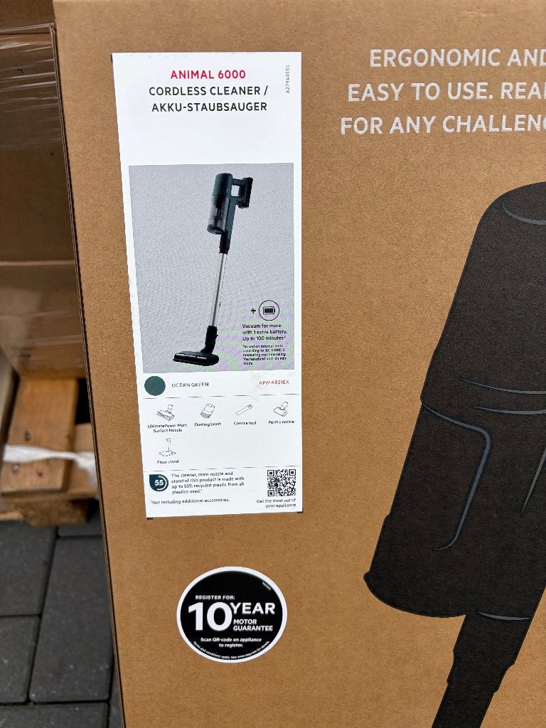 AEG AP61AB21EX steelstofzuiger - zakloos - 0,6 l - 85 AW, AEG, Consumersales.nl@electrolux.com, Nieuw, Ophalen of Verzenden