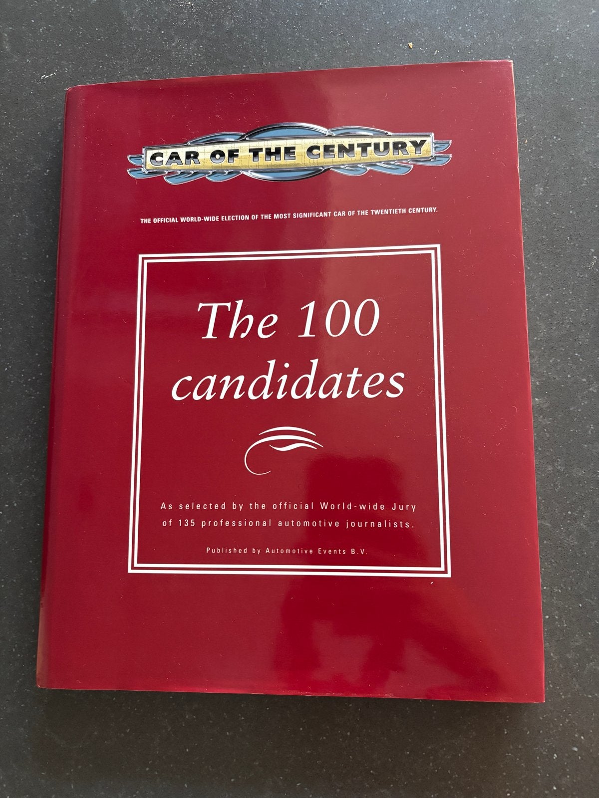 Car of the Century: The 100 Candidates (Boek), Ophalen, Zo goed als nieuw, Algemeen