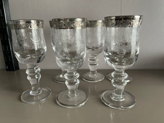 Nr.319 Vintage kristallen likeurglas Murano/Medici, Antiek en Kunst, Ophalen of Verzenden