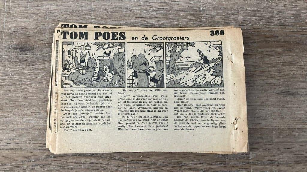 tom poes krantenverhaal 1948 NRC, Eén stripboek, Ophalen of Verzenden, Gelezen