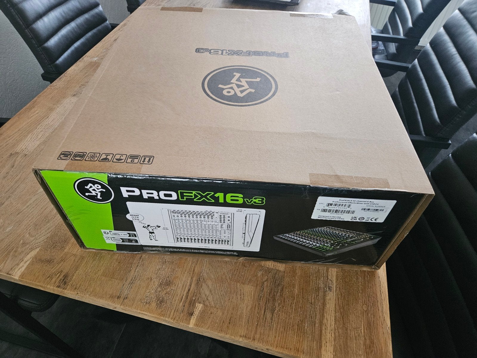 Mackie ProFX16v3 Professionele Mixer met USB Interface, Muziek en Instrumenten, Ophalen of Verzenden, Zo goed als nieuw, 10 tot 20 kanalen