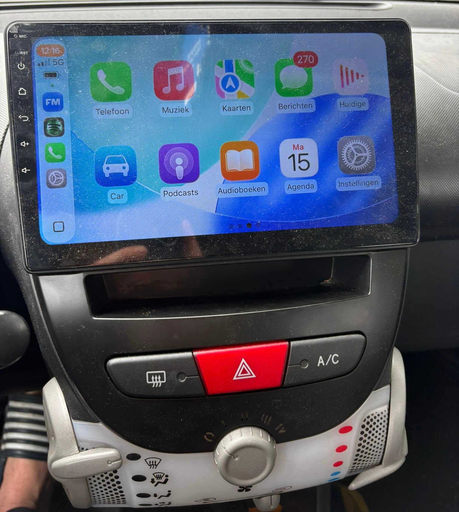 10″ navigatiesysteem Toyota Aygo,107 ,C1 (2005–2013),, Ophalen of Verzenden, Zo goed als nieuw