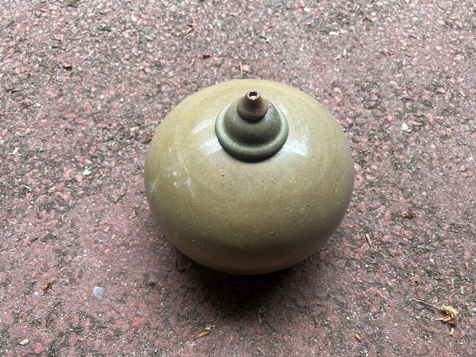 Bolvormige olielamp van keramiek, Ophalen of Verzenden