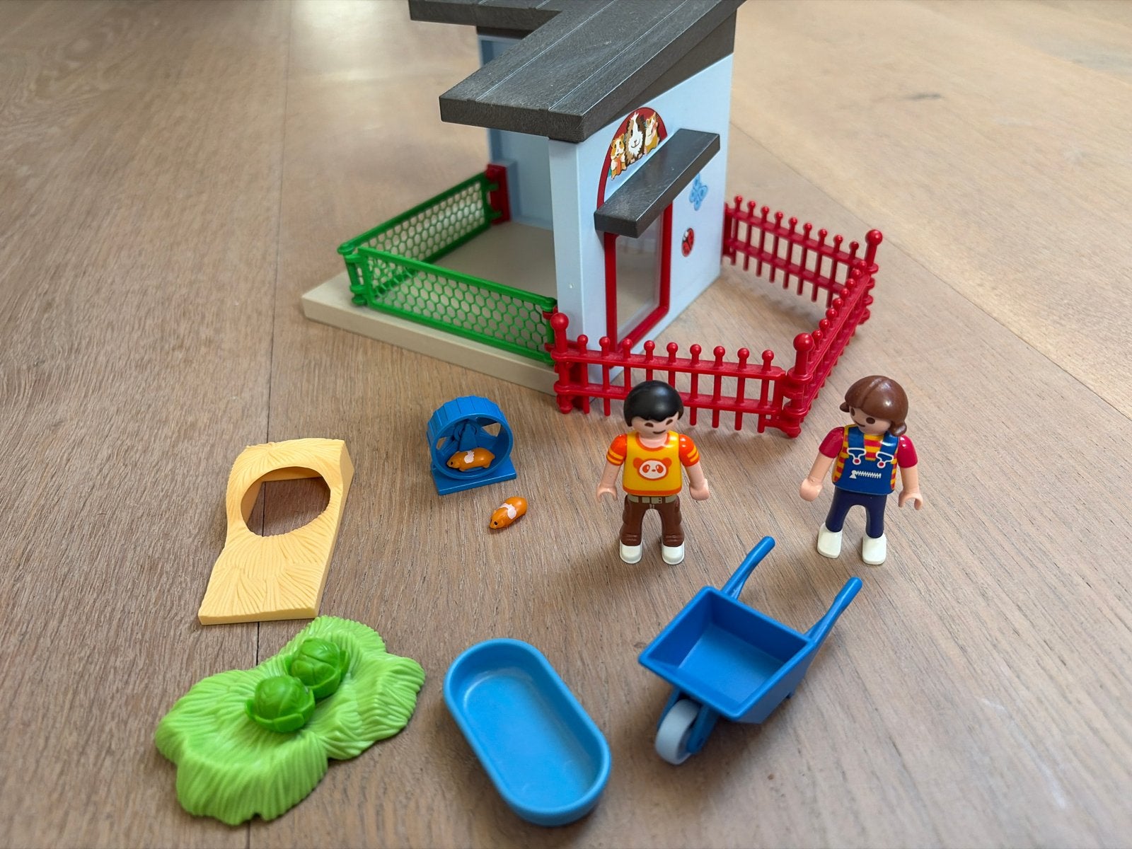 Playmobil Dierenpension met cavia's en accessoires, Ophalen of Verzenden, Gebruikt, Jongen of Meisje