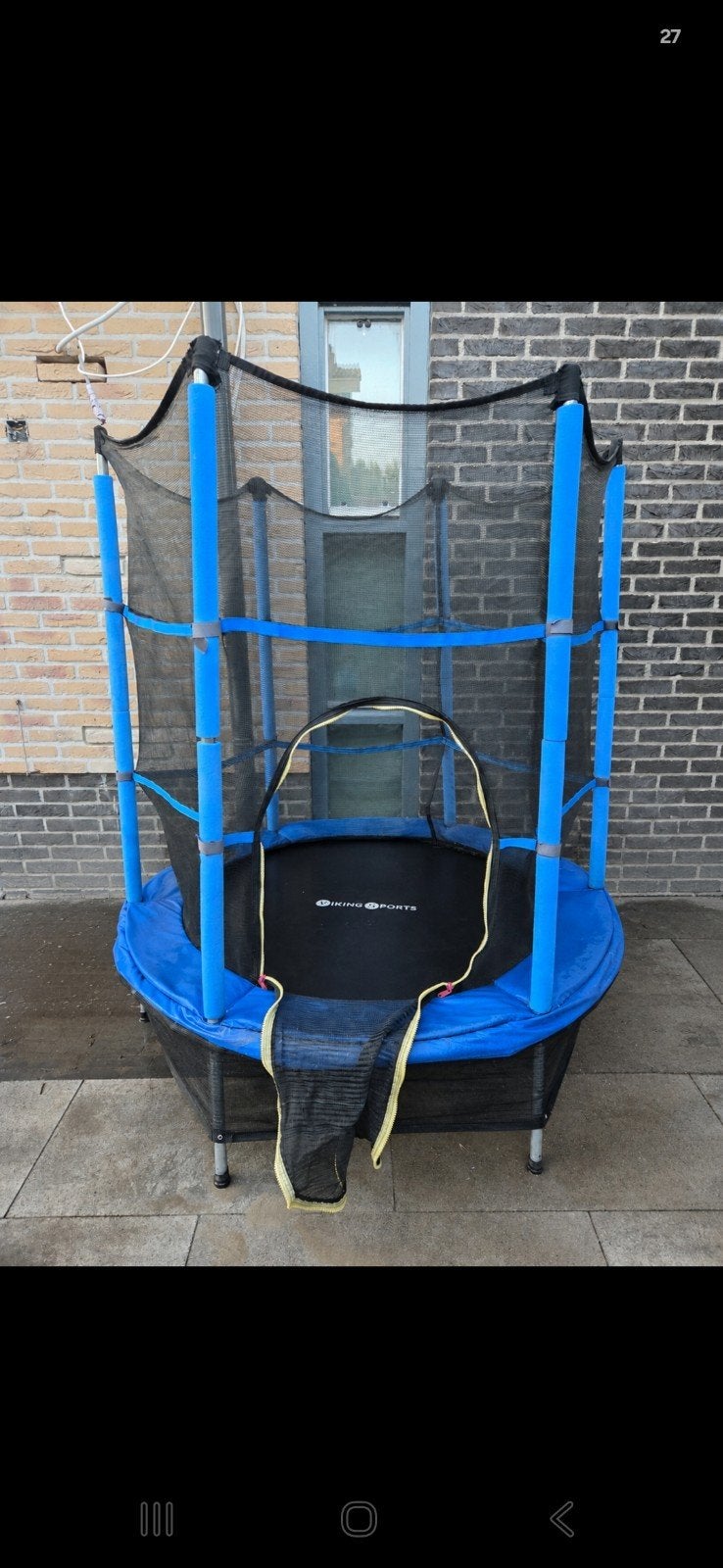 Viking Sports Trampoline met Veiligheidsnet, Ophalen, Gebruikt