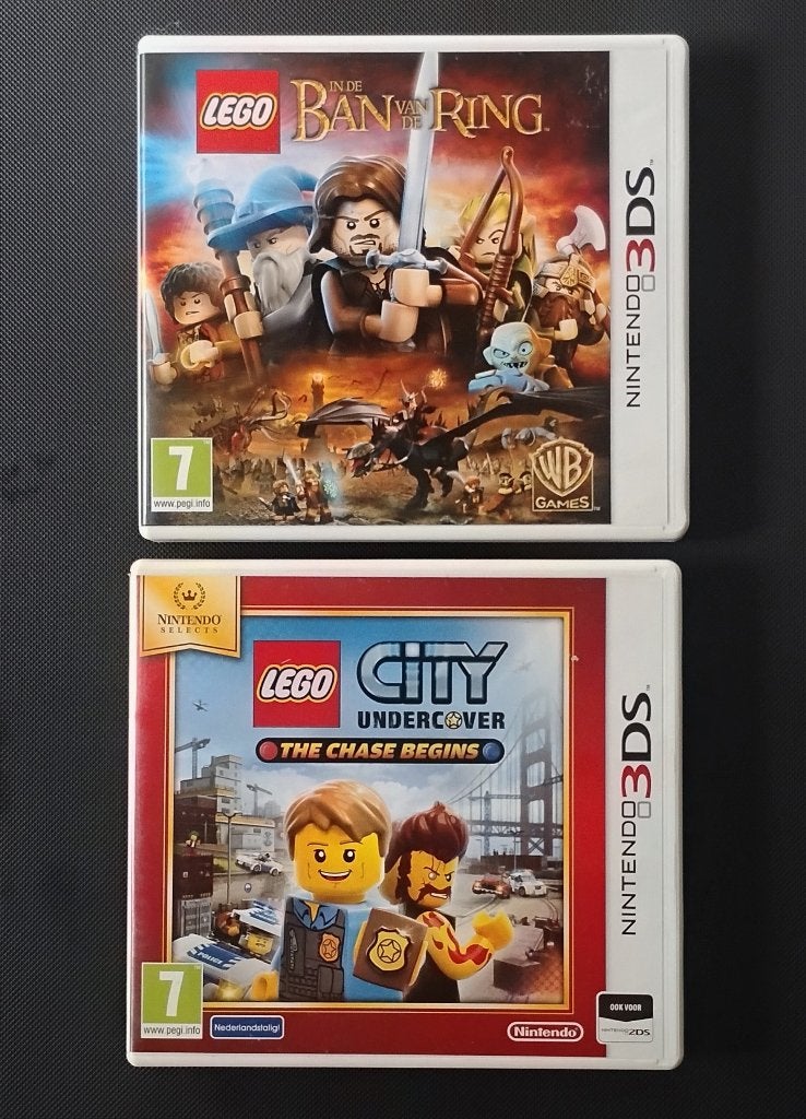 Nintendo 3Ds Lego Lord of the rings en Lego city undercover, Spelcomputers en Games, Avontuur en Actie, Verzenden, 1 speler, Nieuw