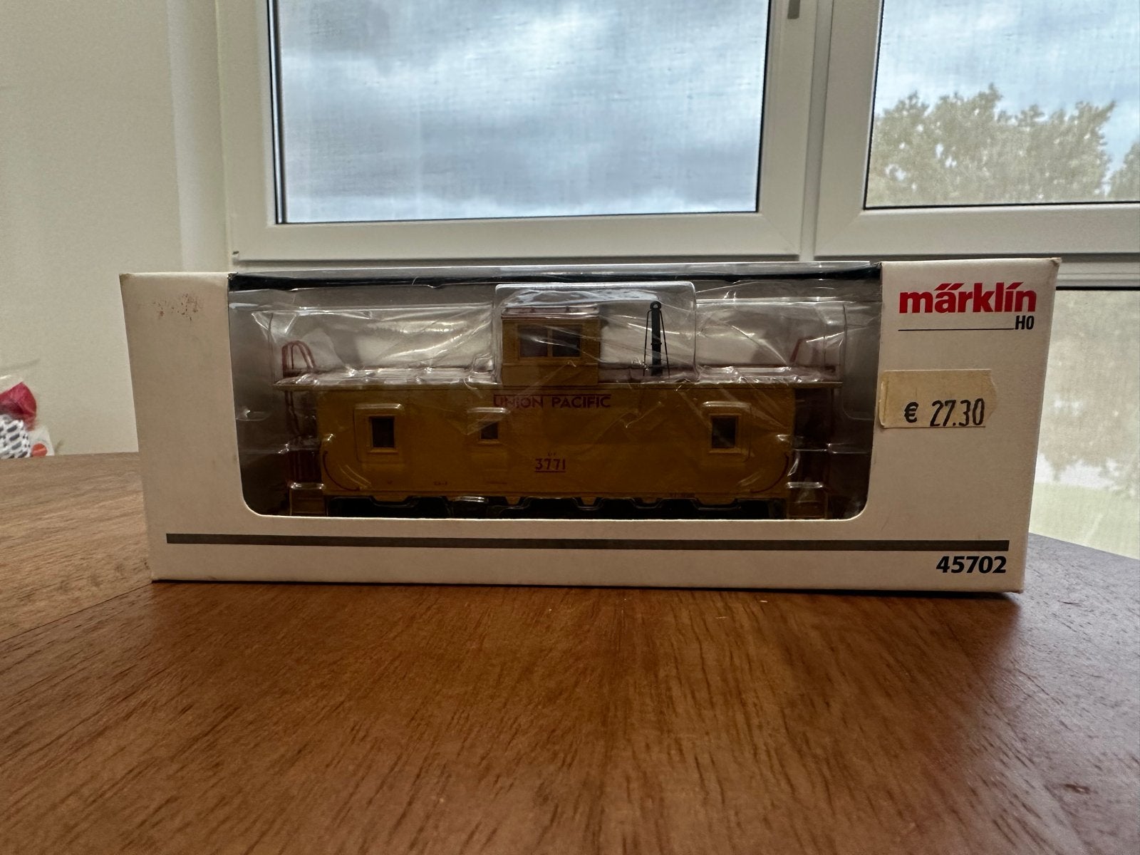 Märklin 45702 Union Pacific Caboose - Zo goed als nieuw, Wisselstroom, Wagon, Ophalen of Verzenden, Zo goed als nieuw