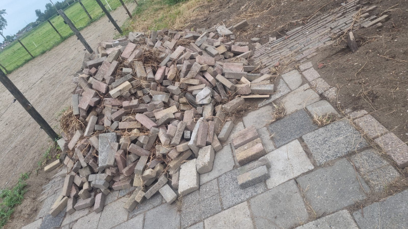 waaltjes geel grijs rood in 2 maten, Tuin en Terras, Grind, Keien en Split, Ophalen of Verzenden, Multi