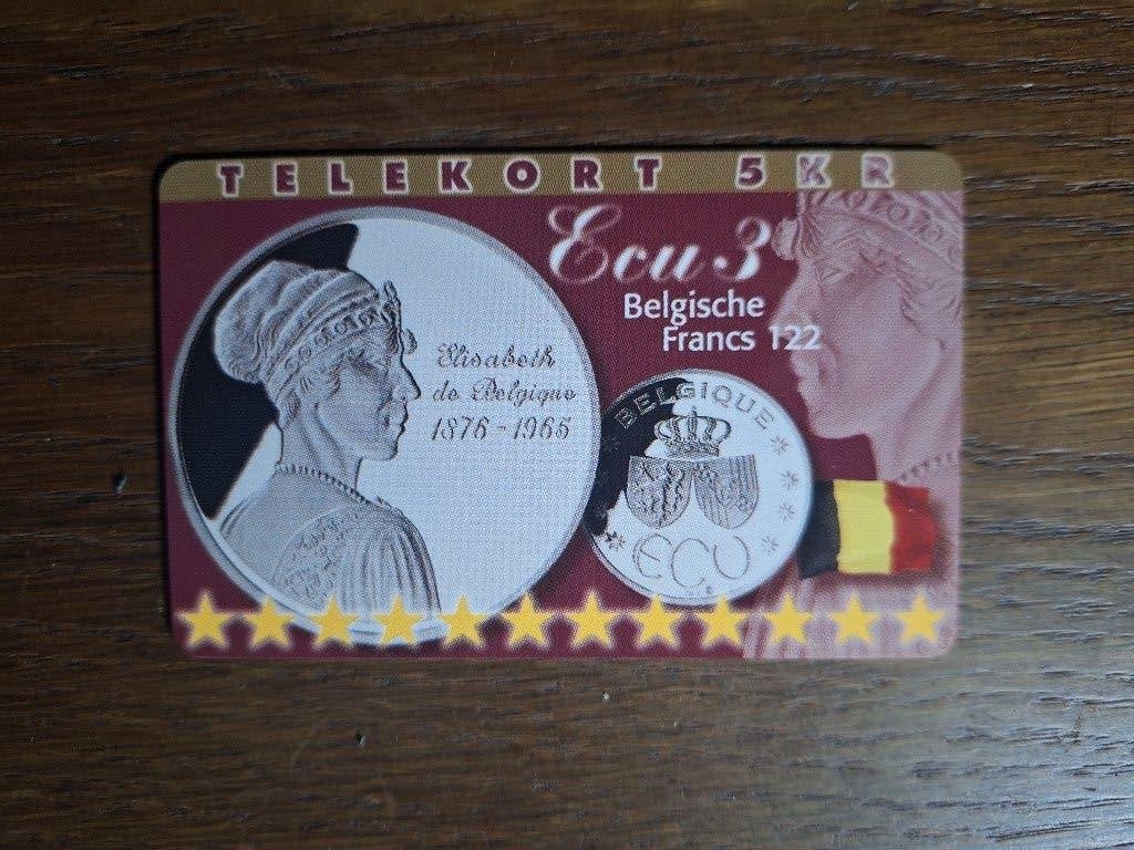zeldzame chiptelefoonkaart Denemarken - slechts 800, Verzenden