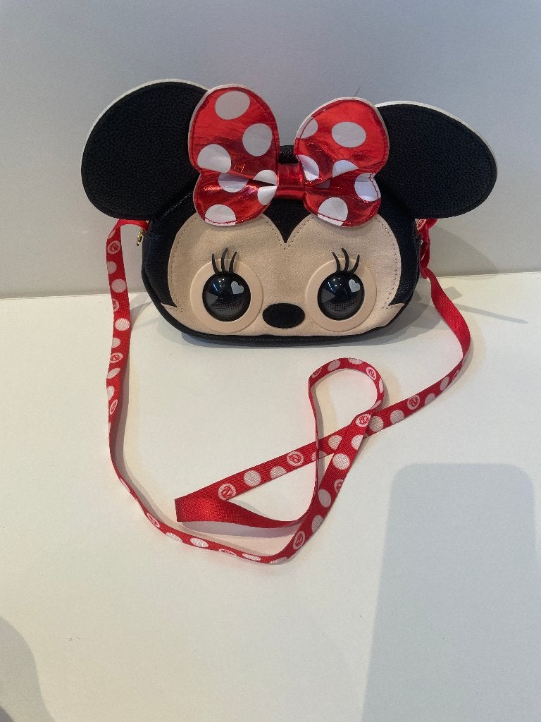 Minnie Mouse tasje met geluid, Ophalen of Verzenden, Mickey Mouse, Zo goed als nieuw, Tas, Koffer of Zak