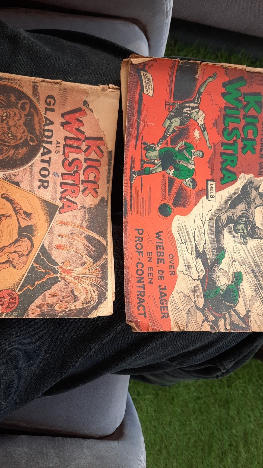 Kick Wilstra stripboeken - 2 stuks, Meerdere stripboeken, Ophalen, Gelezen