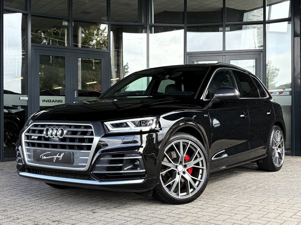 Audi SQ5 3.0 TFSI Q. S-LINE - LUCHTV. - RS ZETELS - BenO - P, Auto's, Automaat, Gebruikt, Euro 6, 2995 cc
