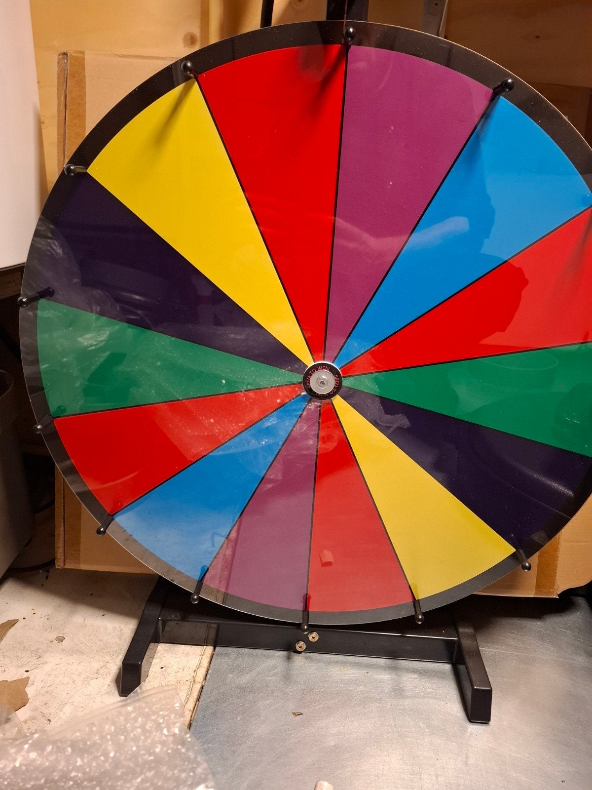 Kleurrijk Rad van Fortuin - Perfect voor Evenementen!, Ophalen, Zo goed als nieuw
