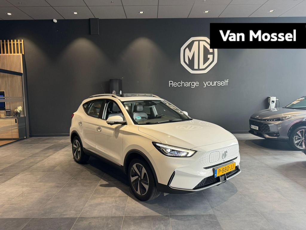 MG ZS EV Standard Range Luxury 50 kWh | Leder | Led Koplampe, Auto's, MG, 12 maanden, Gebruikt, ZS, Wit