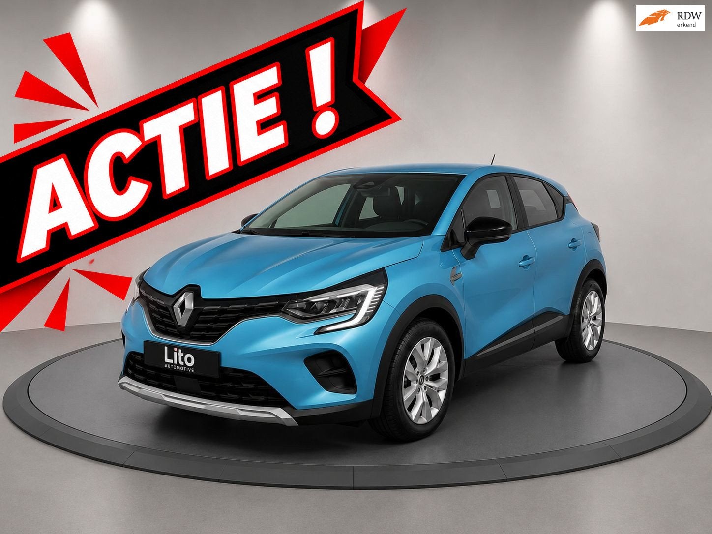 Renault Captur 1.0 TCe 90 Business|NAVOI|AIRCO|BLEU|, Auto's, Voorwielaandrijving, Gebruikt, Euro 6, 1176 kg