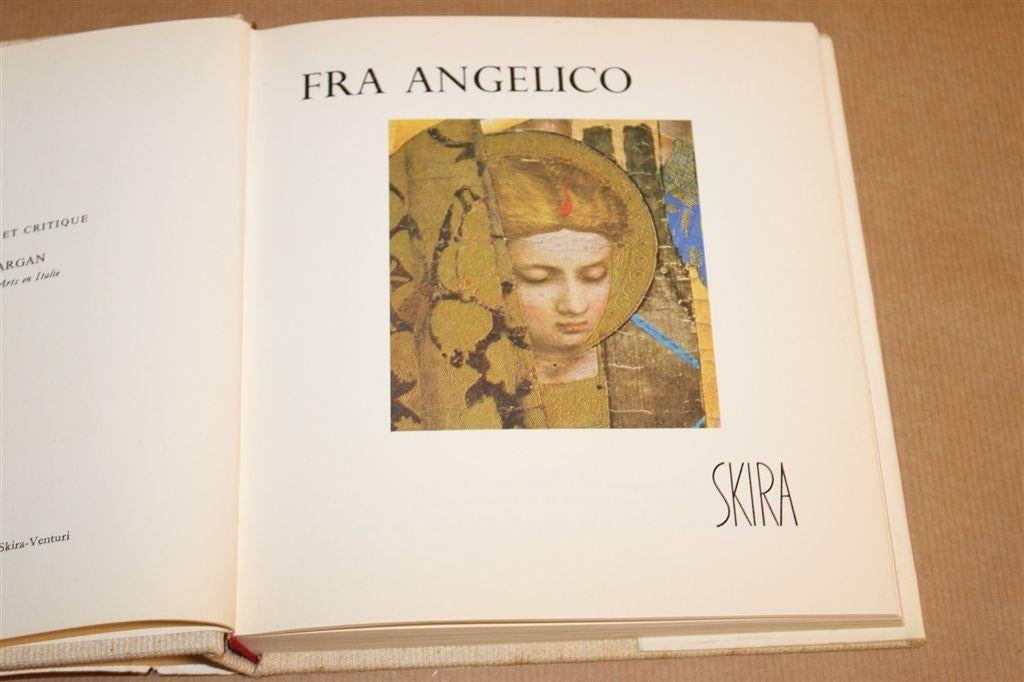 Fra Angelico — Ingeplakte Kleurenplaten, Skira 1955 Frans, Ophalen of Verzenden, Gelezen