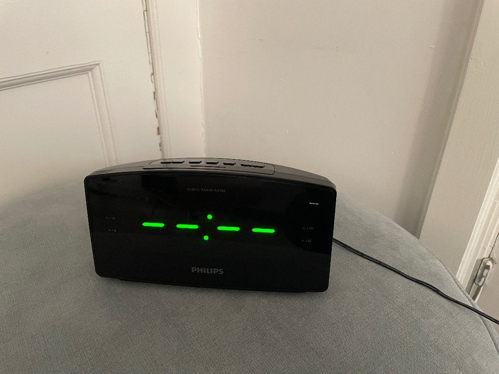 Philips wekkerradio, Gebruikt, Wekker, Ophalen, Philips