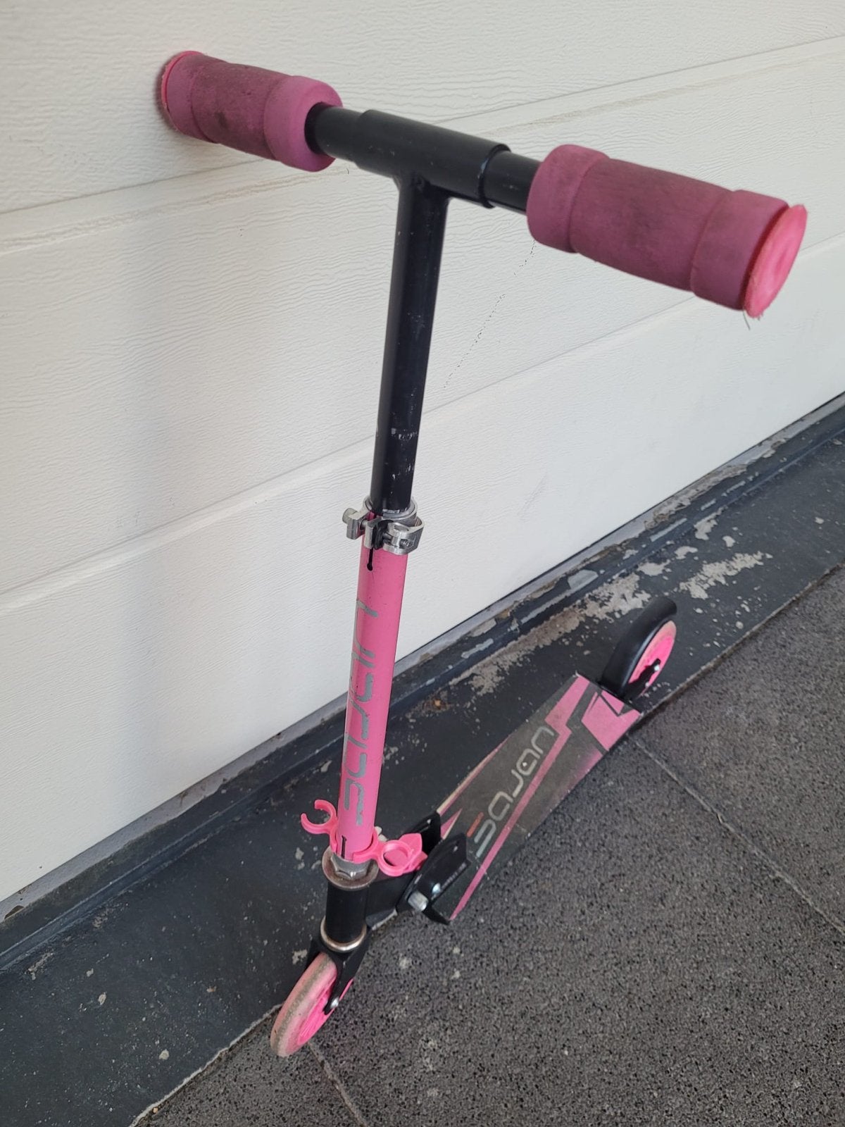 Roze inklapbare step voor kinderen vanaf 3 jaar, Ophalen, Gebruikt, Gewone step