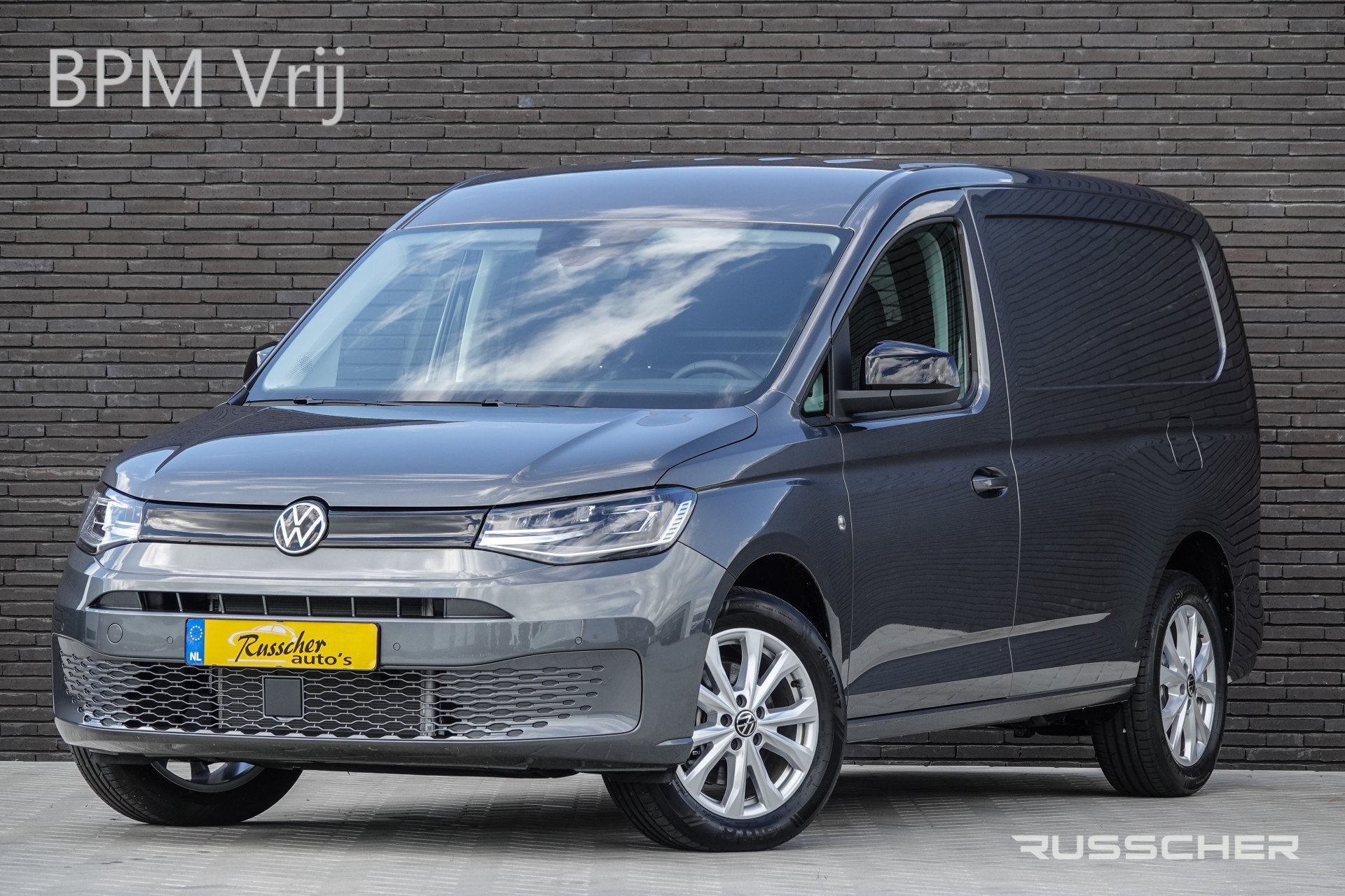 Volkswagen Caddy Cargo Maxi L2 | 2.0Tdi 122Pk Aut. | Style |, Gebruikt, Zwart, 4 cilinders, Volkswagen