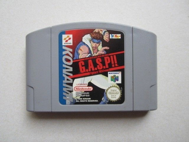 GASP g.a.s.p. N64 Nintendo 64, Vechten, 1 speler, Ophalen of Verzenden, Zo goed als nieuw